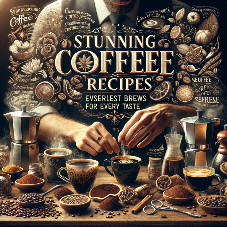 Stunning Coffee Recipes: Effortless Brews for Every Taste Stunning Coffee Recipes: Effortless Brews for Every Taste